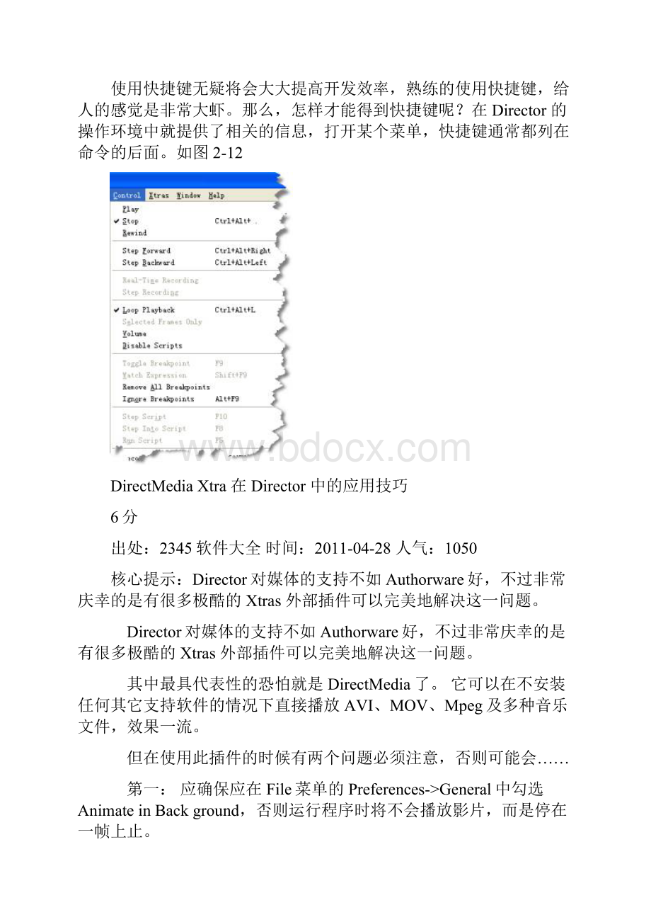 Director 使用技巧.docx_第2页