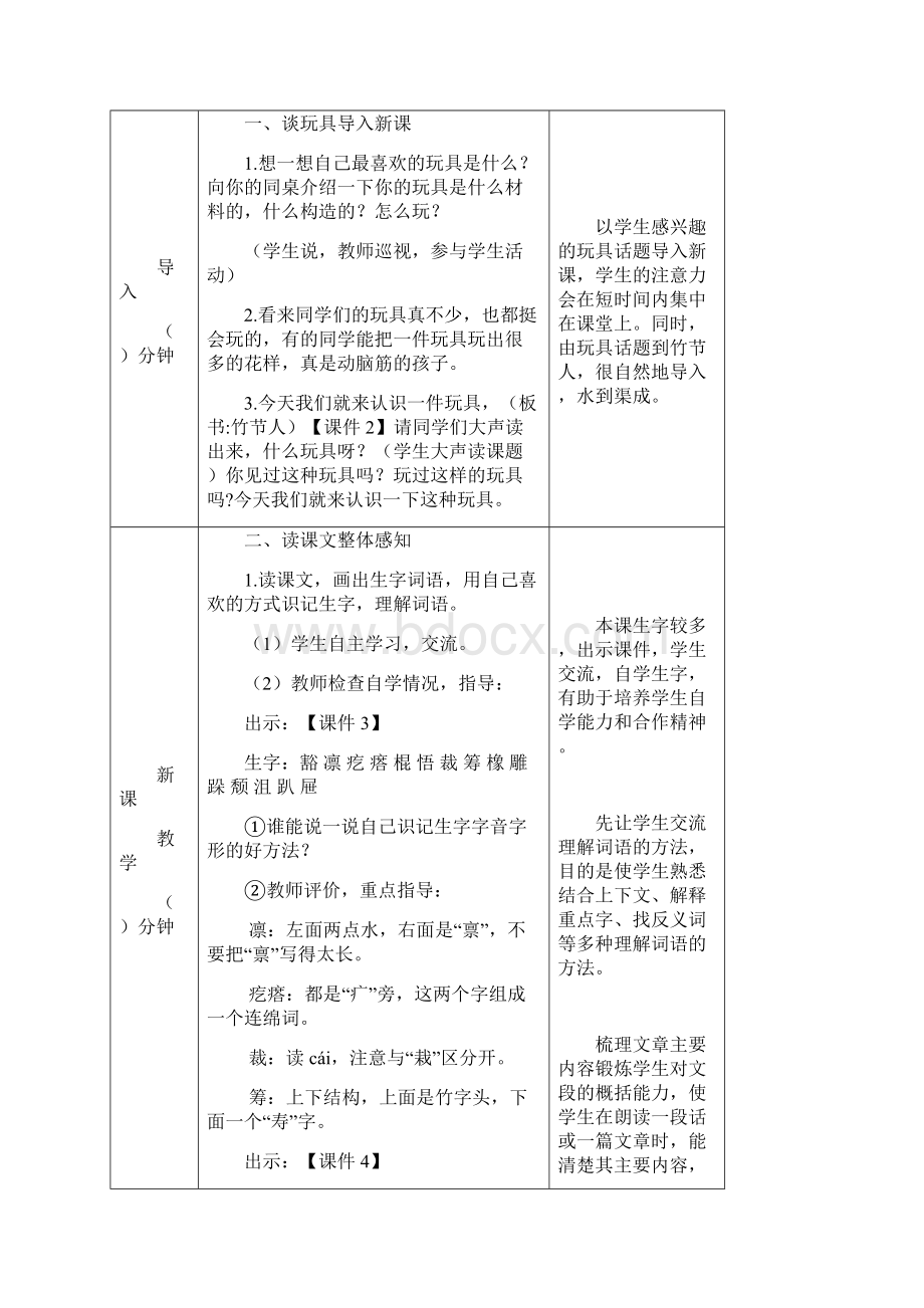 人教部编版小学语文六年级上册9竹节人教案公开课配套材料名师课堂.docx_第2页