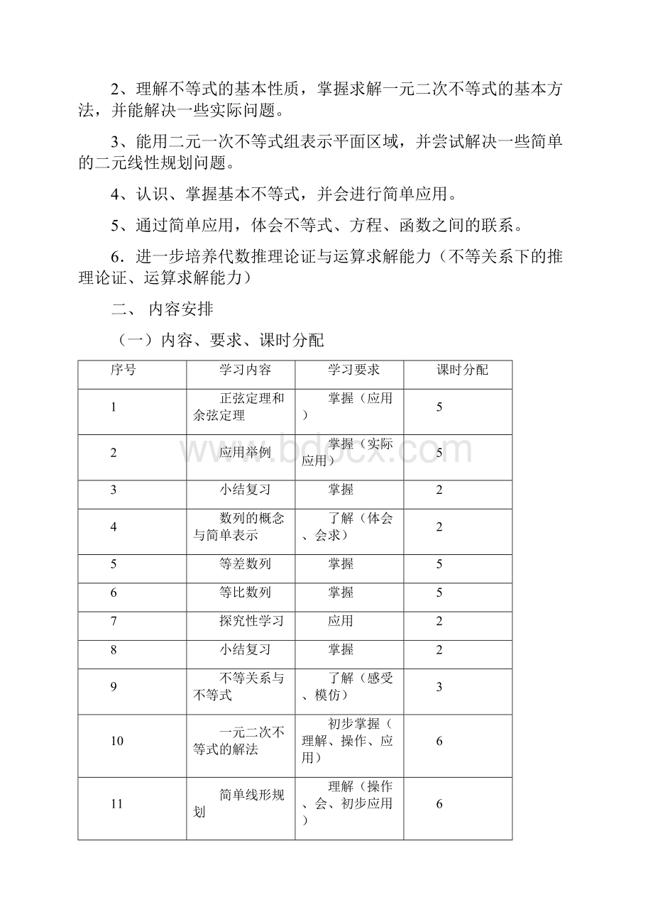 高中数学必修五课程纲要.docx_第2页