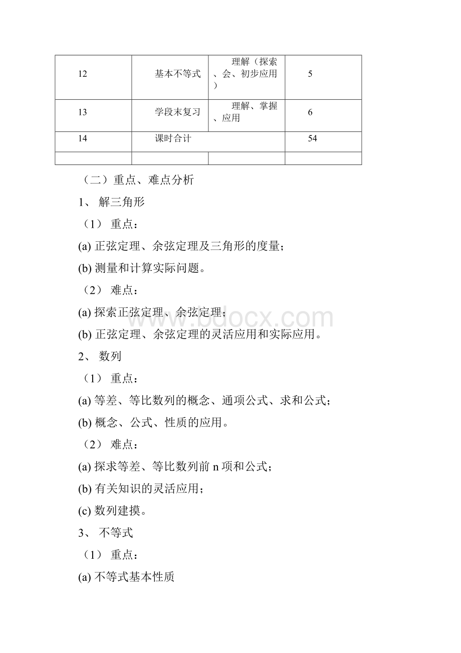 高中数学必修五课程纲要.docx_第3页