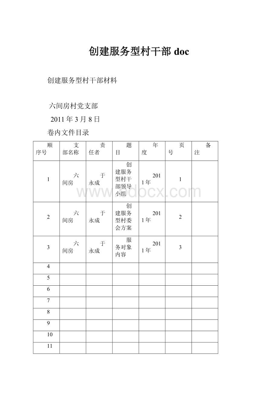 创建服务型村干部doc.docx_第1页