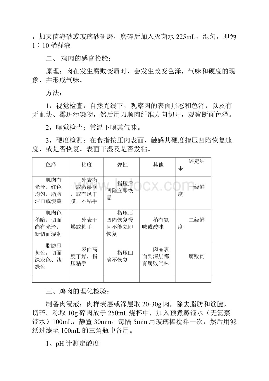 食品安全与卫生学实验设计鲜肉及生鲜牛乳质量评价.docx_第2页