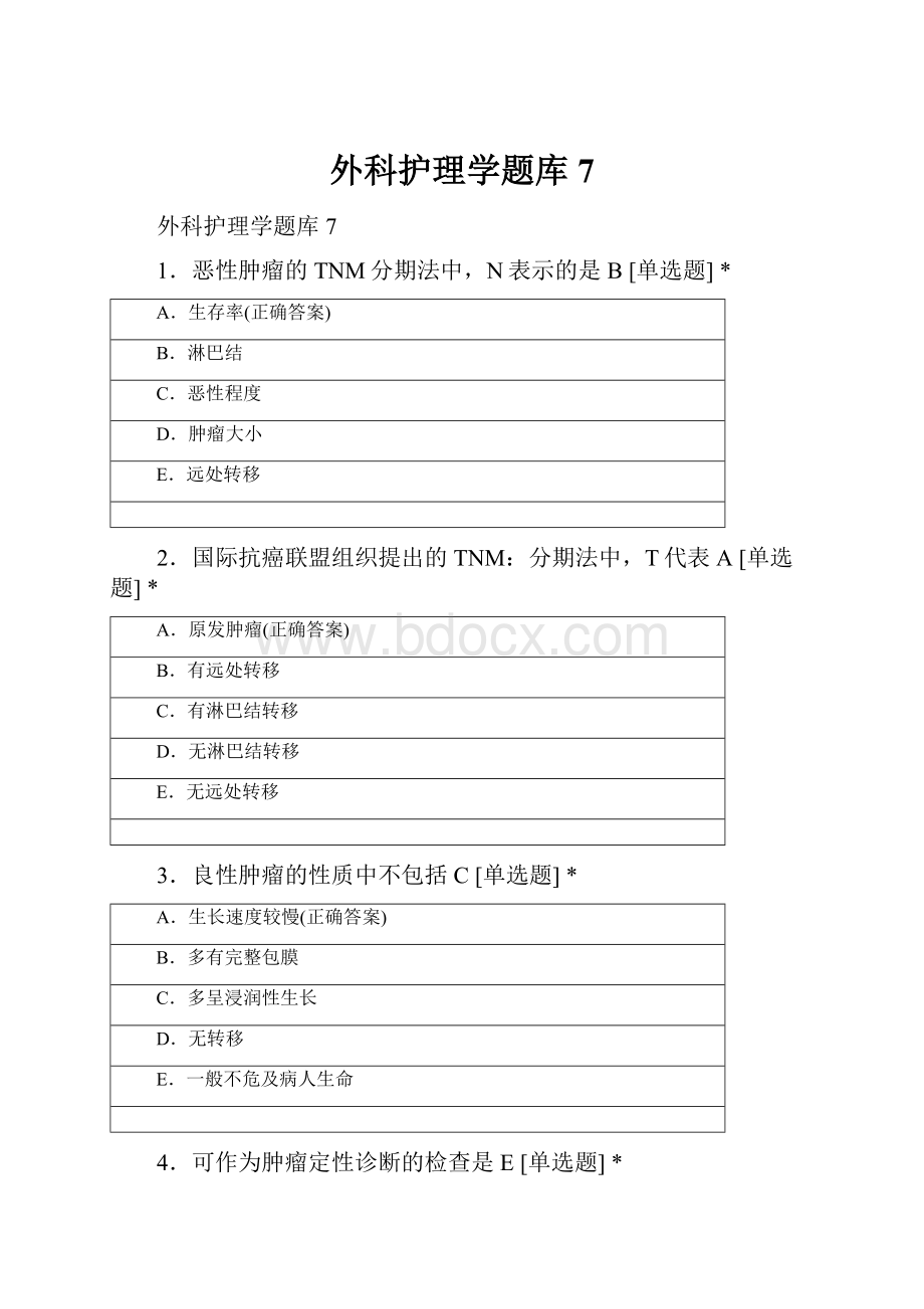 外科护理学题库7.docx_第1页