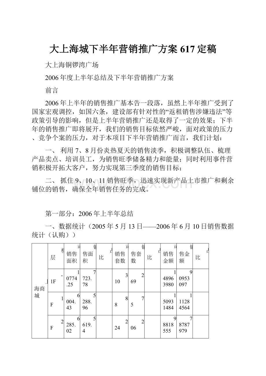 大上海城下半年营销推广方案617定稿.docx