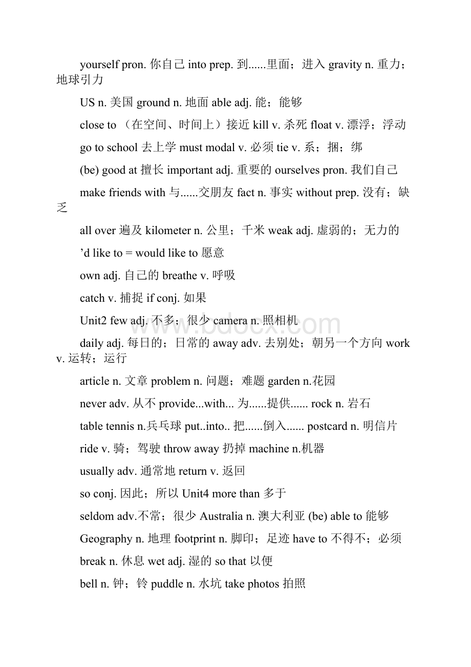 沪教牛津版初中英语单词表.docx_第2页