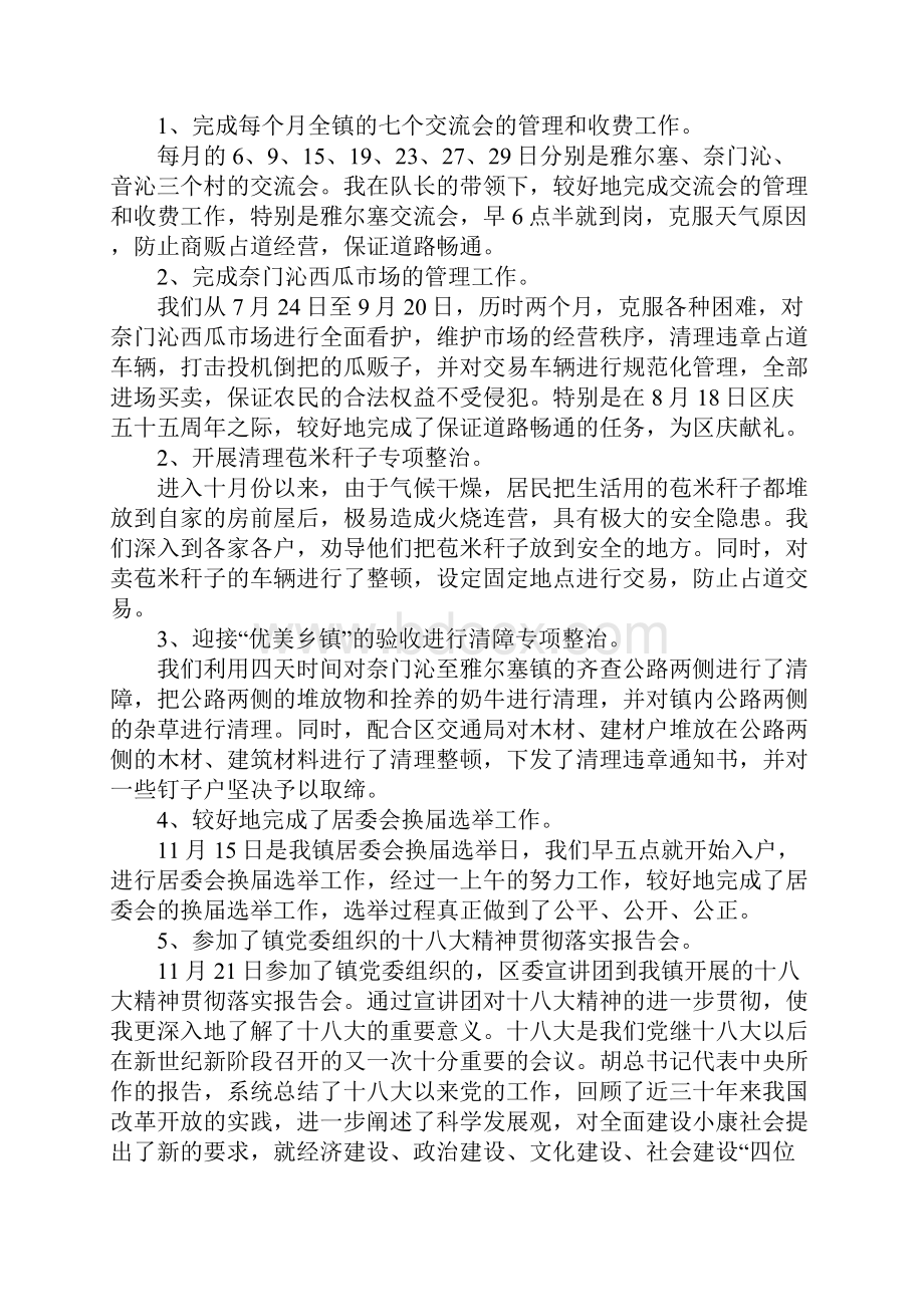 城管执法个人总结.docx_第2页