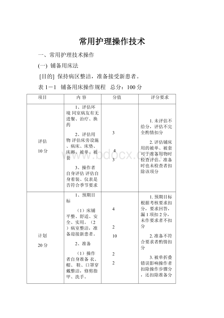 常用护理操作技术.docx_第1页