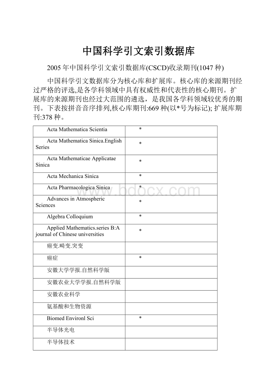 中国科学引文索引数据库.docx_第1页