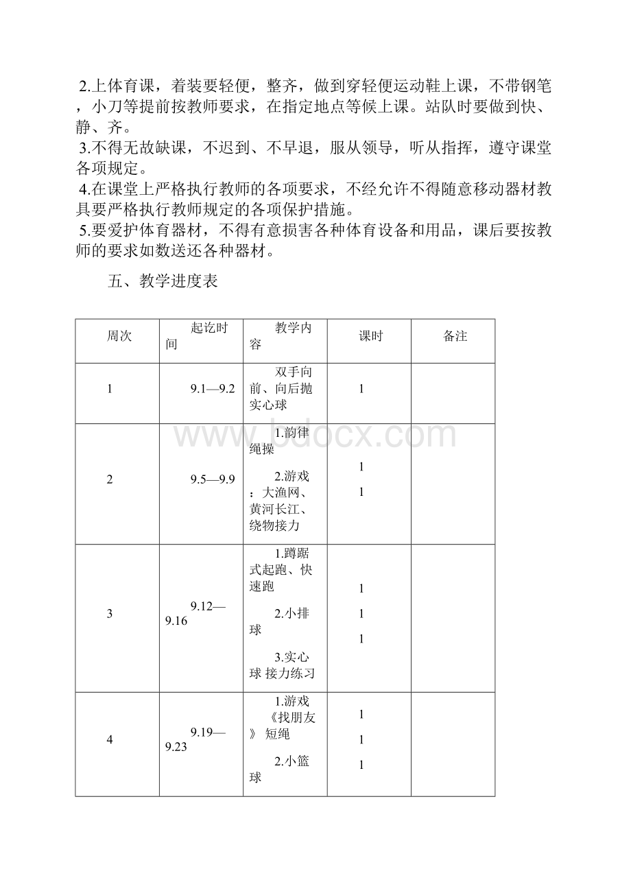 六年级上册体育教案.docx_第2页