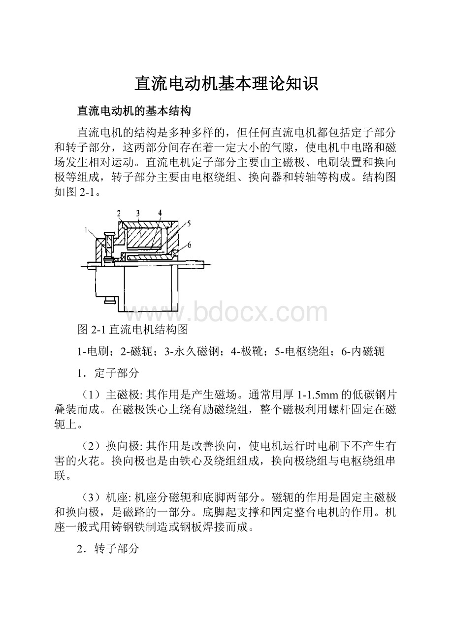 直流电动机基本理论知识.docx