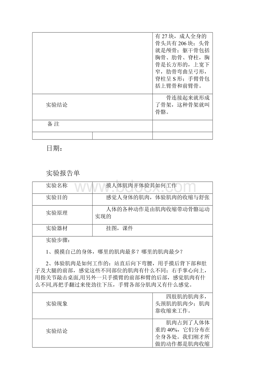 苏教版四年级科学下册演示实验报告.docx_第2页