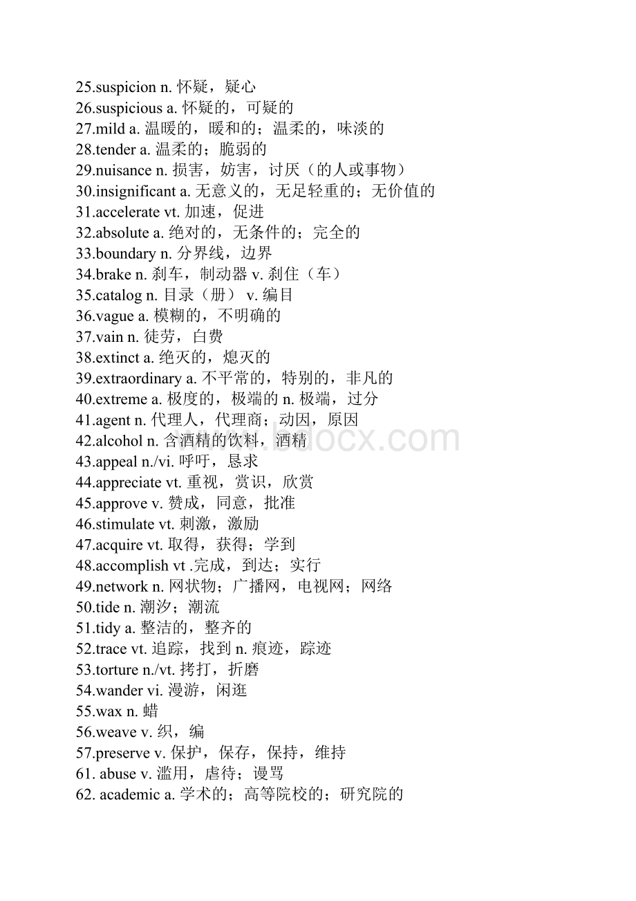 Piftqg最新英语四级高频核心词汇.docx_第2页