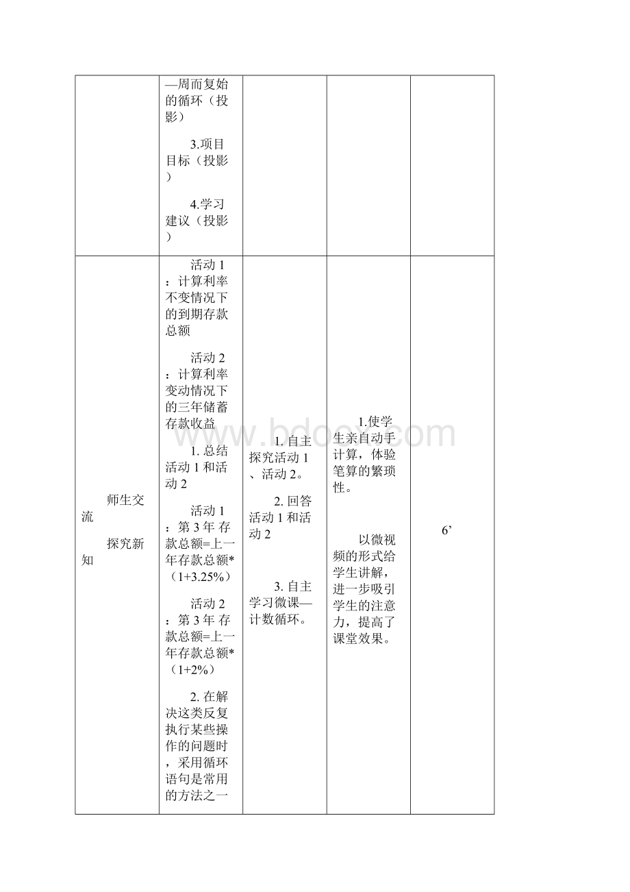 高中信息技术周而复始的循环教学设计学情分析教材分析课后反思.docx_第3页