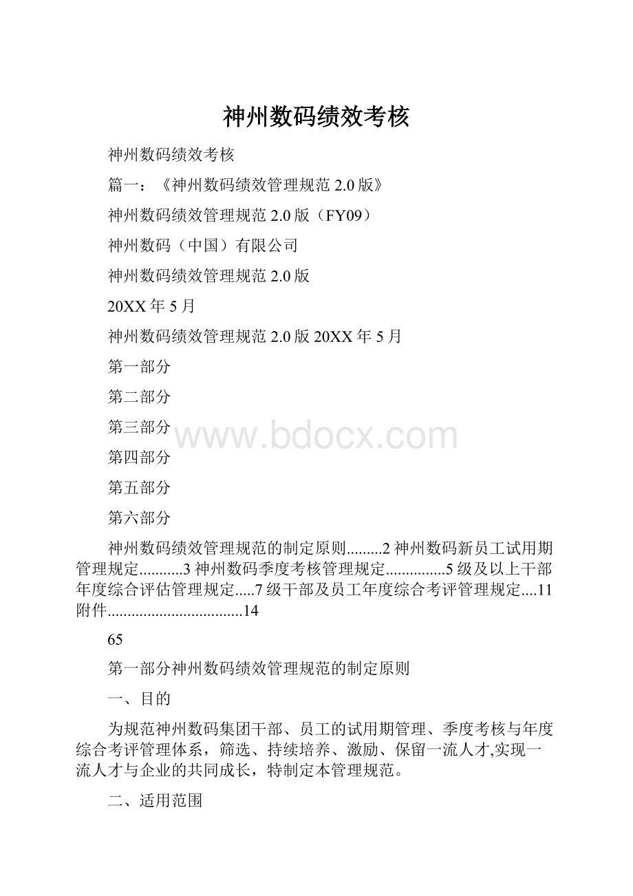 神州数码绩效考核.docx_第1页