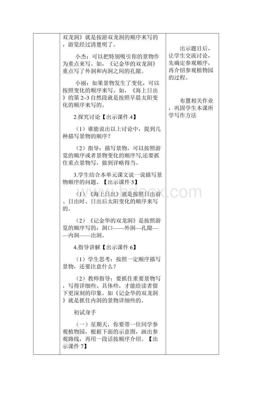 部编版四年级语文下册《交流平台初试身手》优质教案送全册知识点总结.docx_第2页