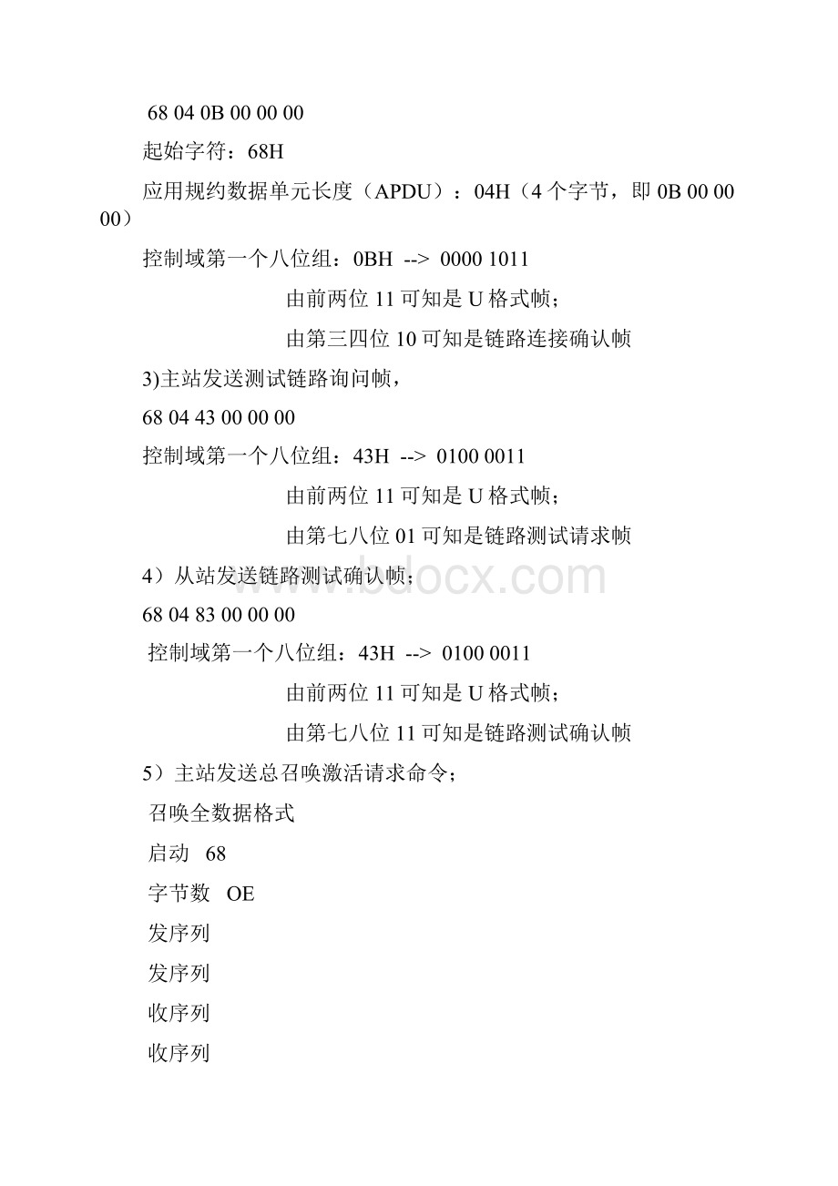 101及104规约报文解析汇报方法.docx_第2页