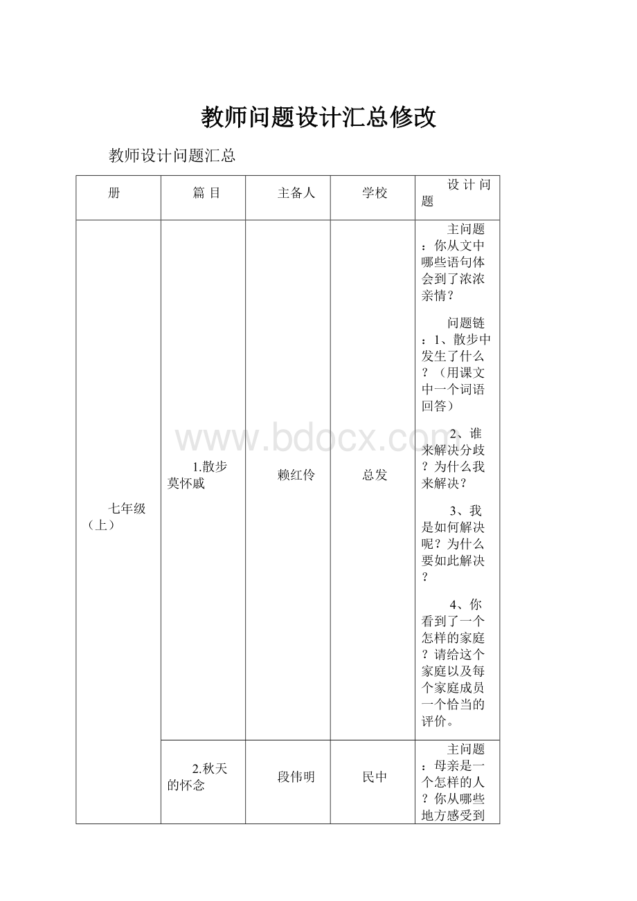 教师问题设计汇总修改.docx_第1页