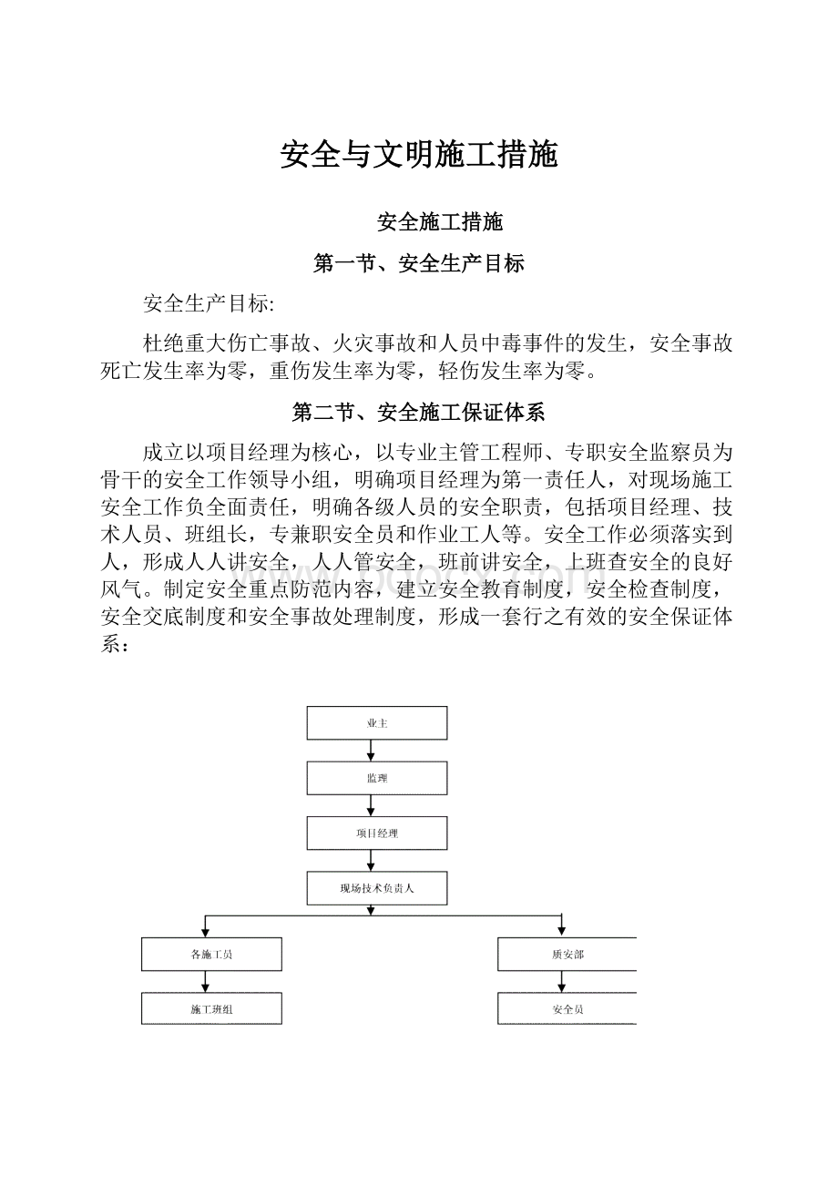 安全与文明施工措施.docx