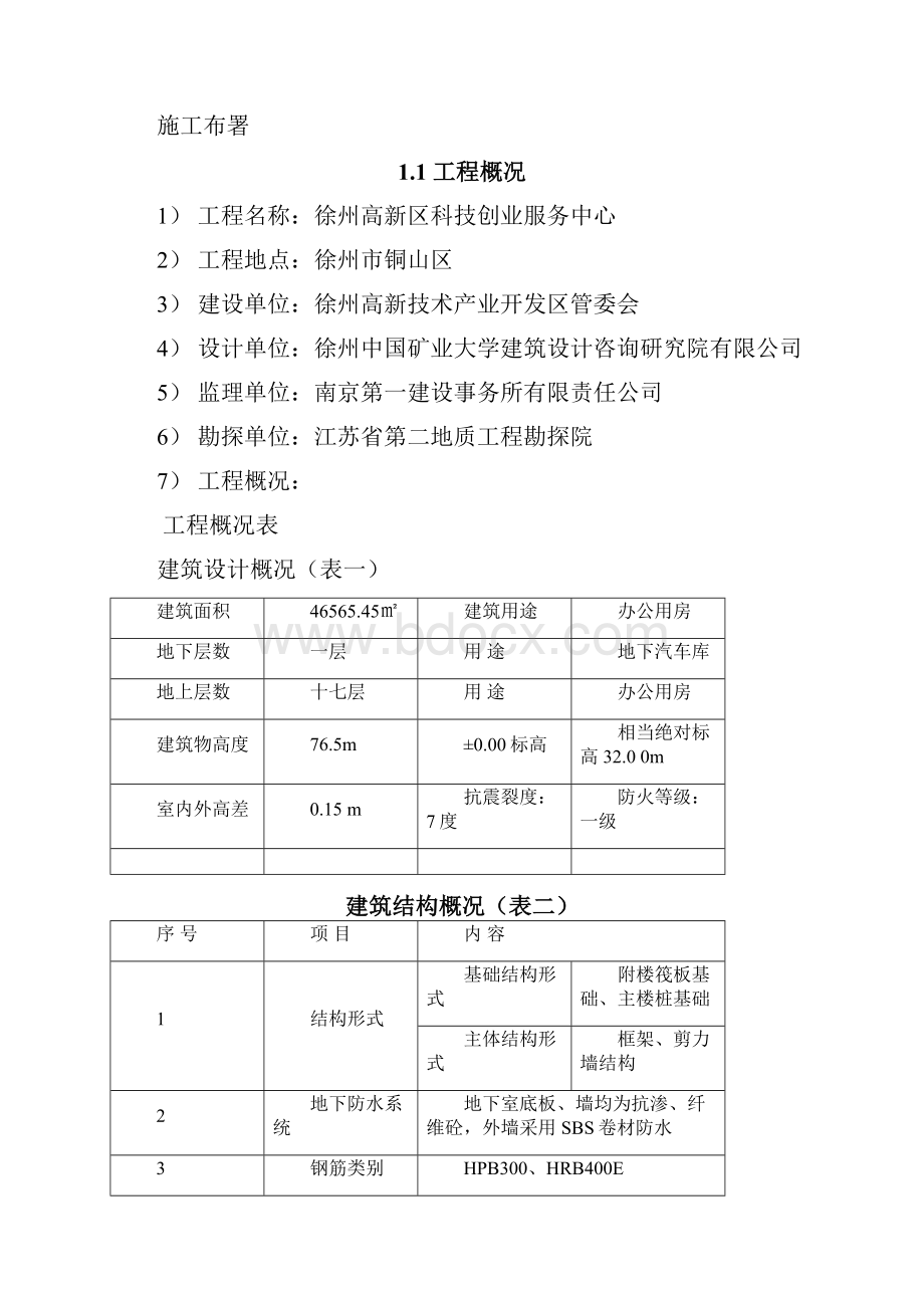 高新区科技创业服务中心施工组织设计.docx_第3页