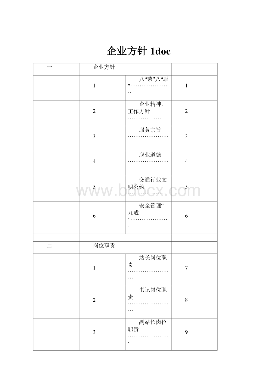 企业方针1doc.docx