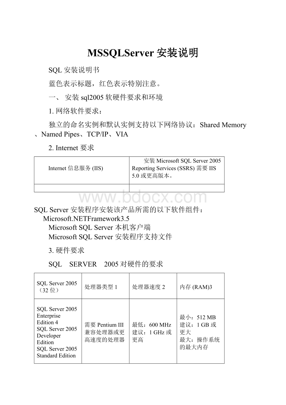 MSSQLServer安装说明.docx_第1页