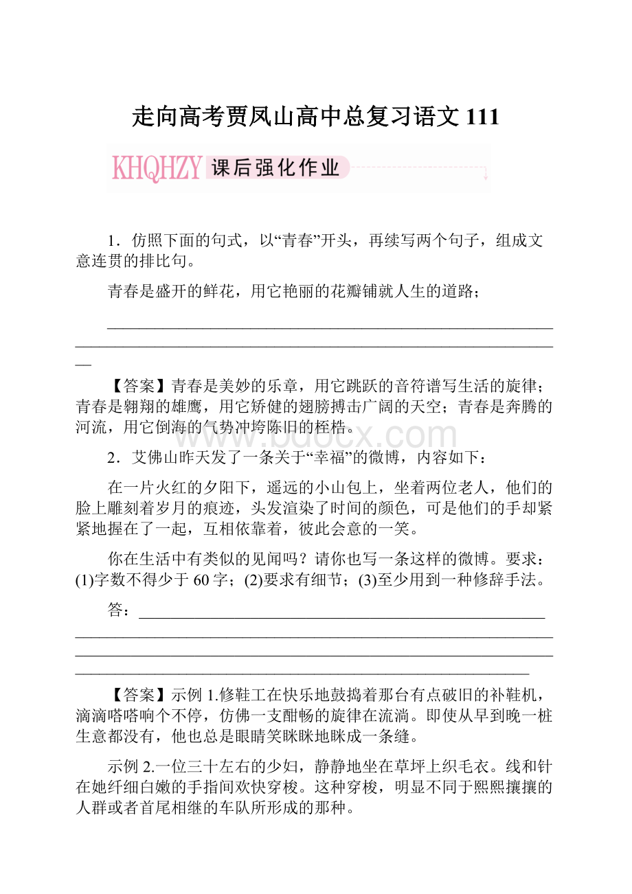 走向高考贾凤山高中总复习语文111.docx