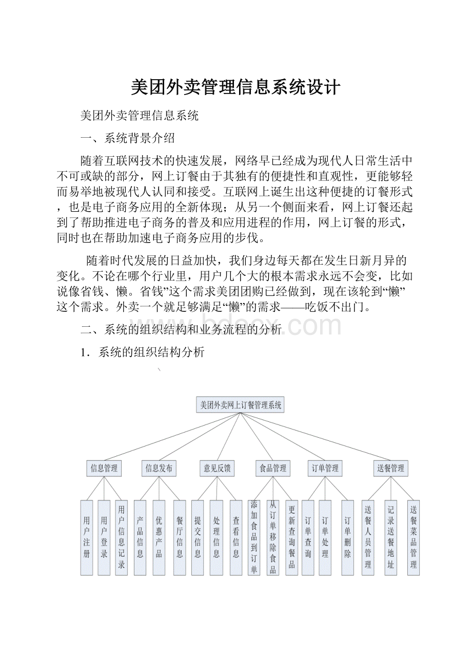 美团外卖管理信息系统设计.docx