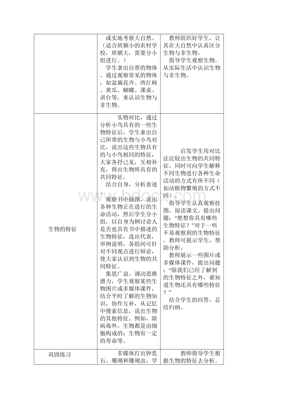 人教版七年级上册生物教案全.docx_第2页