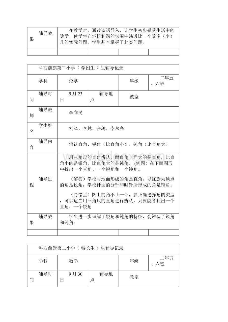 学困生特长生辅导记录.docx_第3页