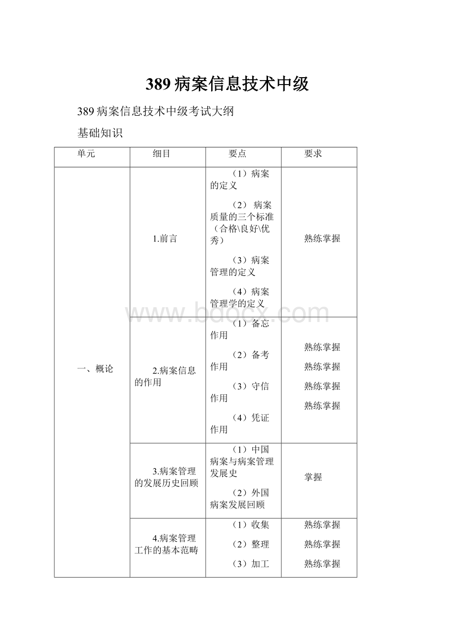 389病案信息技术中级.docx