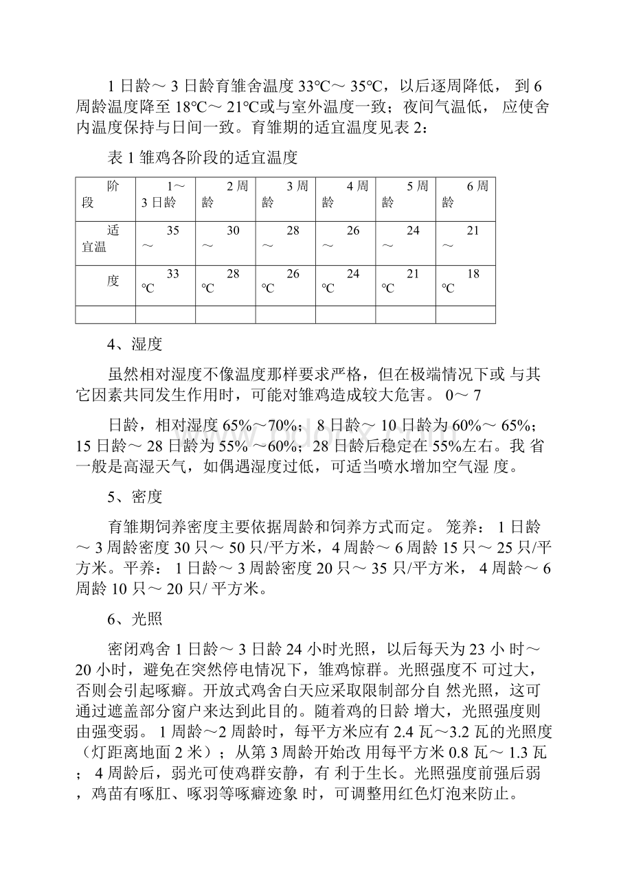 土鸡脱温及保育阶段技术要点.docx_第3页