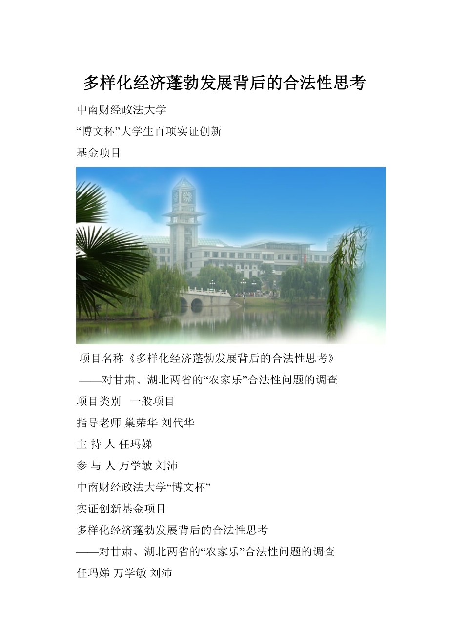 多样化经济蓬勃发展背后的合法性思考.docx