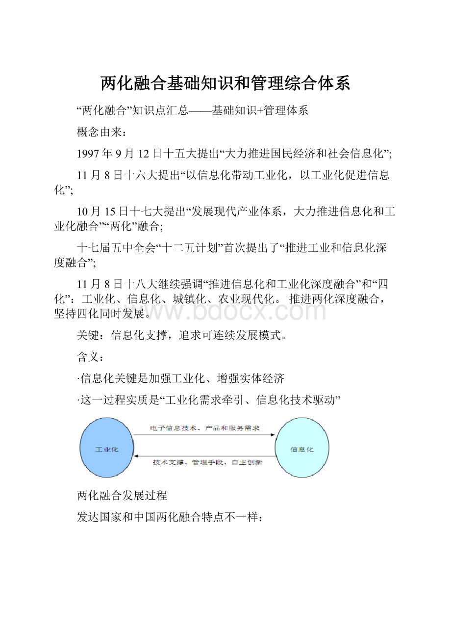 两化融合基础知识和管理综合体系.docx_第1页