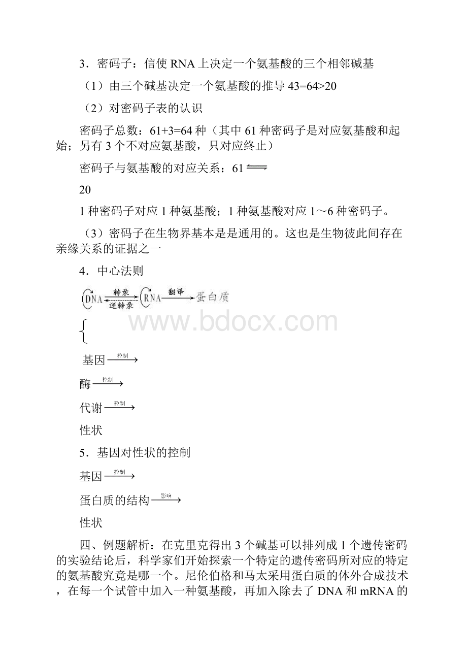 09年南京高三生物二轮复习遗传的分子基础教案2.docx_第3页