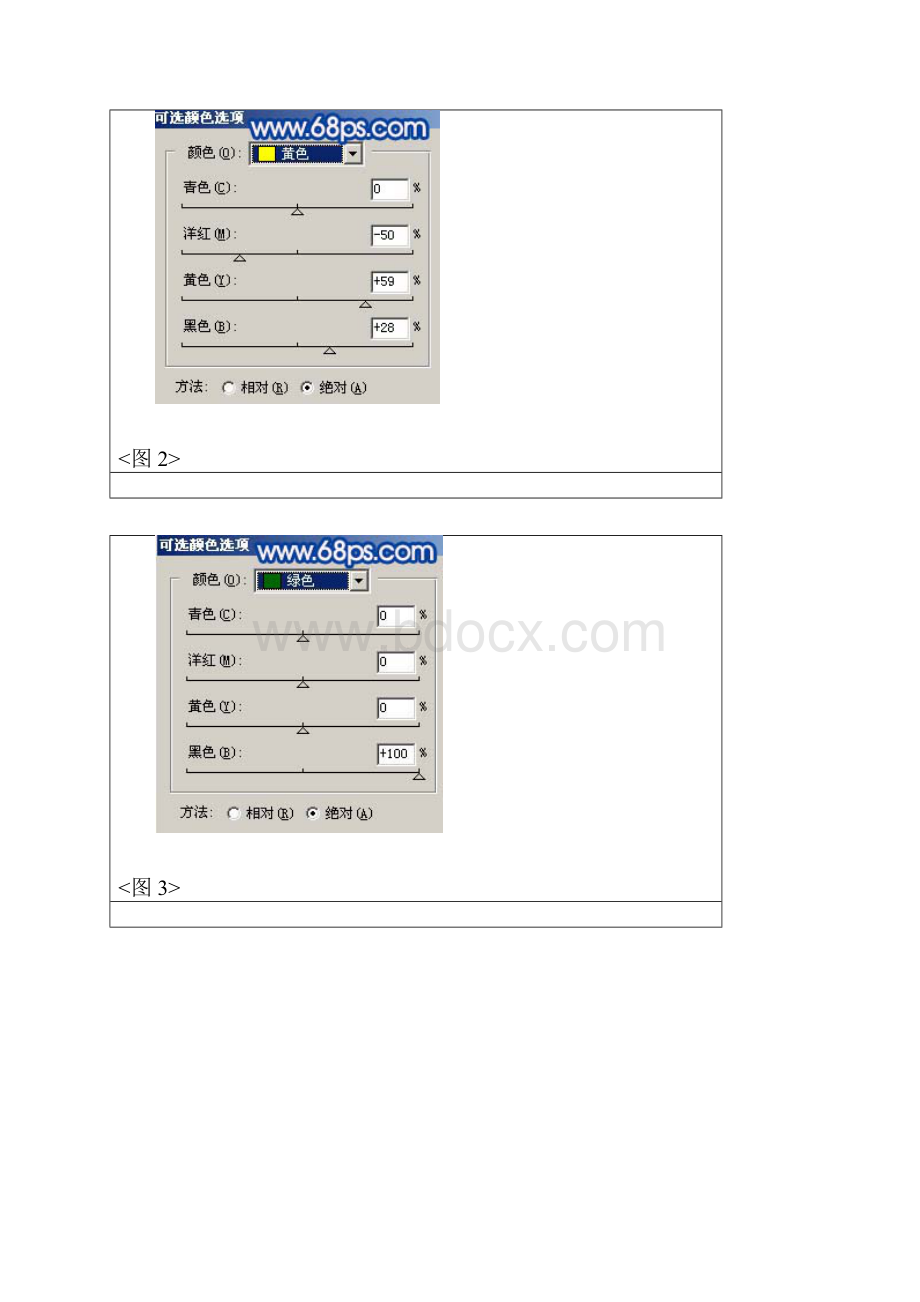 PS调出偏黄人物照片清爽的绿色调.docx_第3页