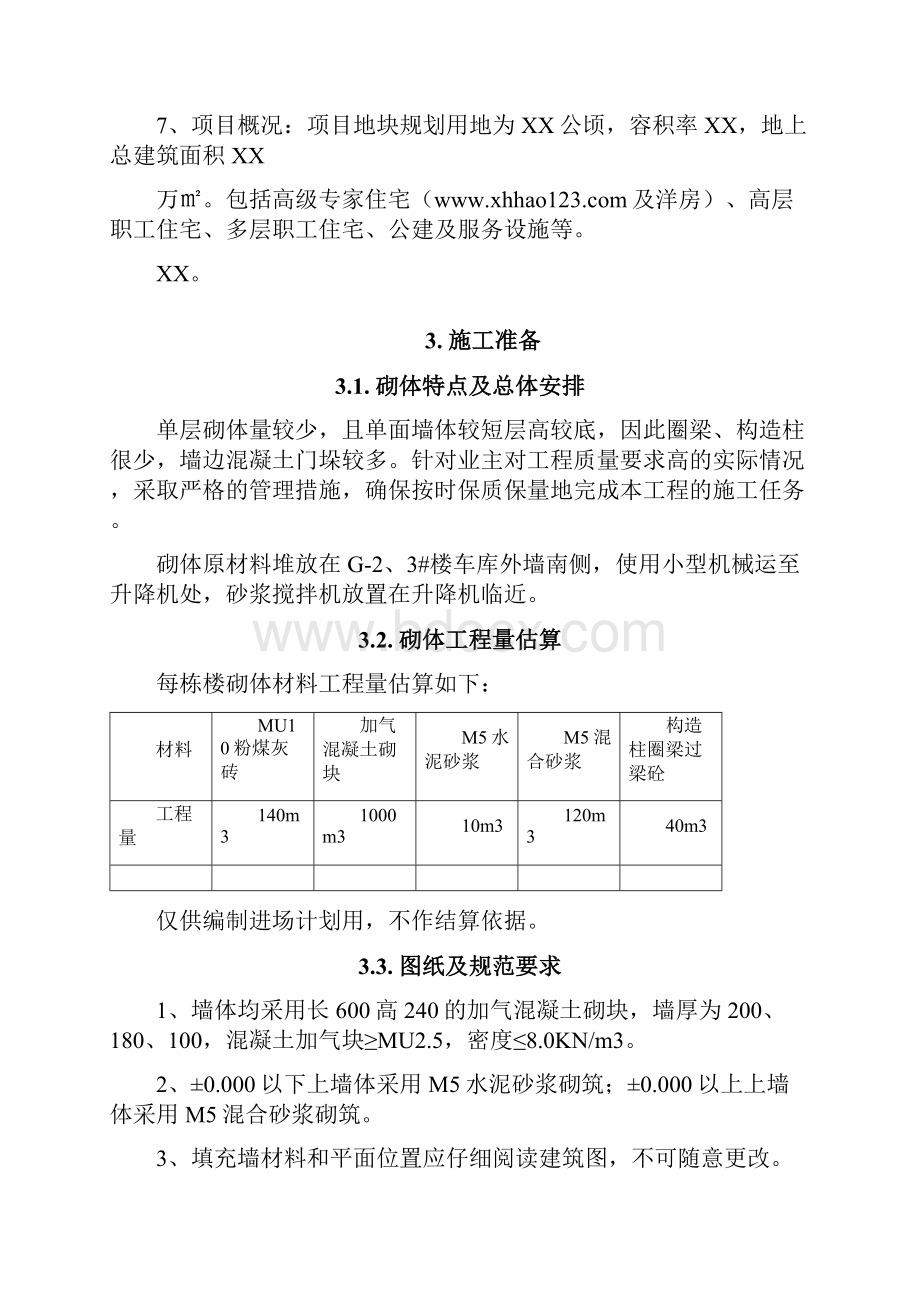 砌体工程施工方案范本.docx_第2页