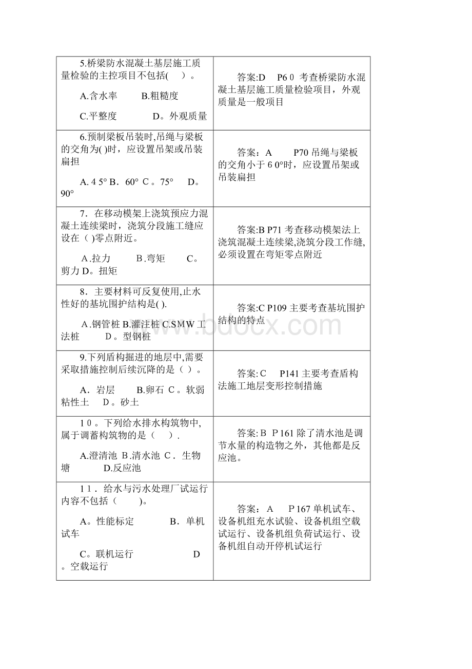 一级建造师市政真题及答案精编版.docx_第2页