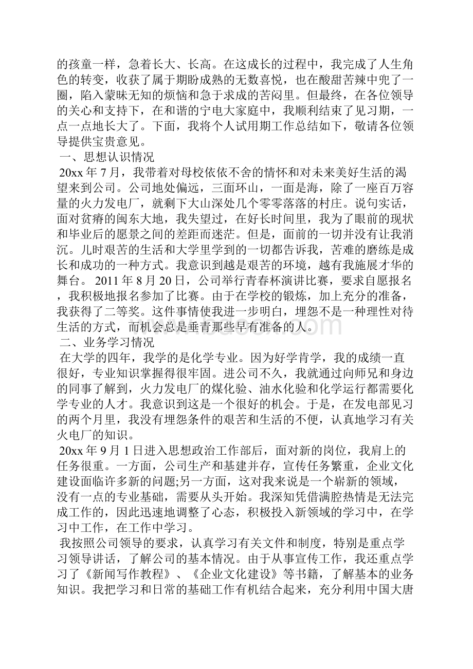 试用期间工作总结要求.docx_第2页