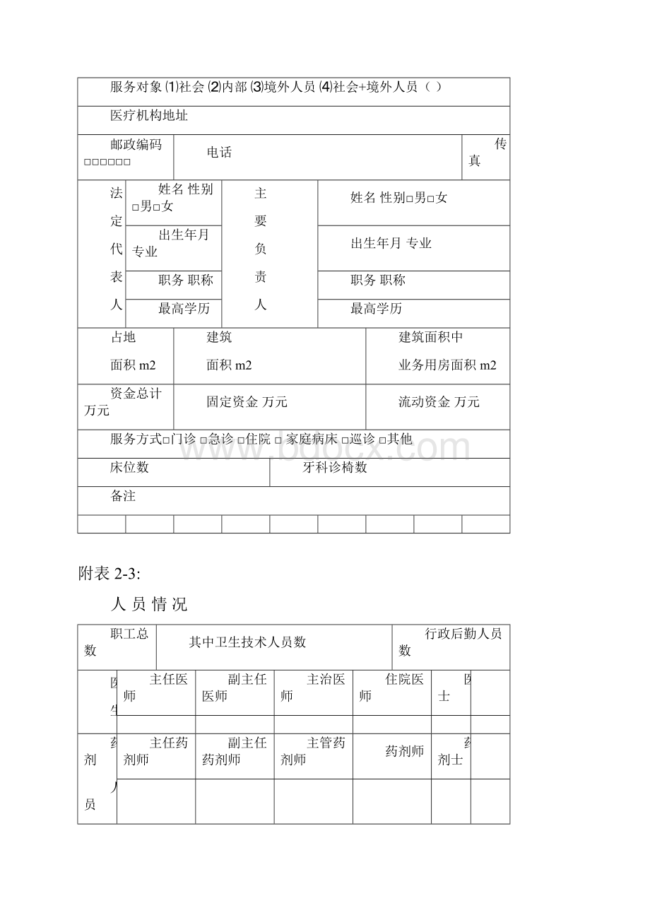 医疗机构换证申请书.docx_第2页