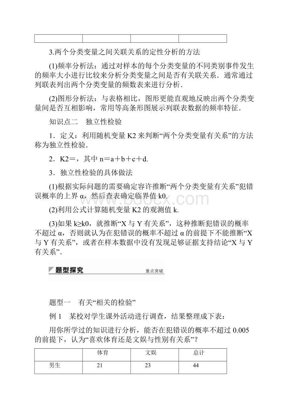 独立性检验的基本思想和初步应用.docx_第2页