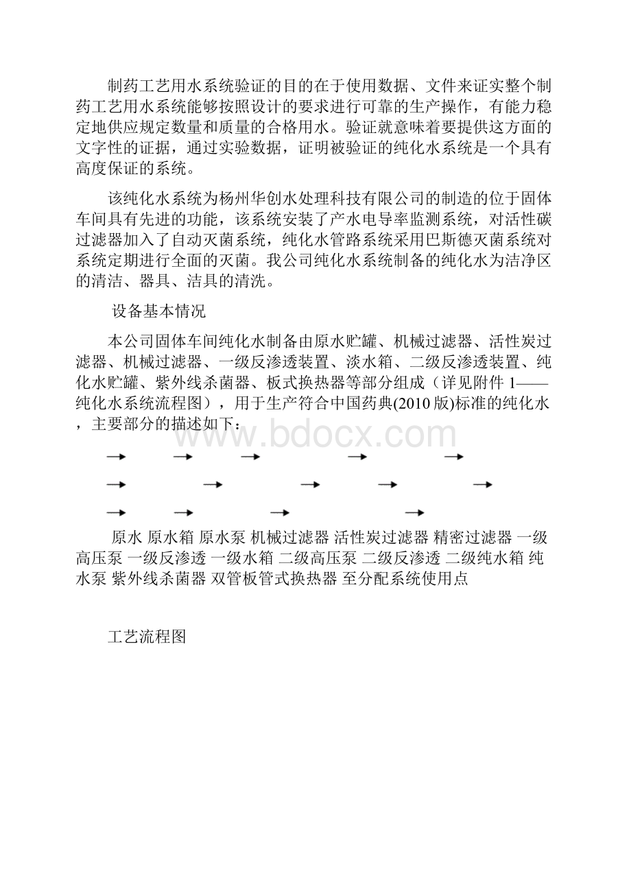 纯化水系统确认方案.docx_第3页