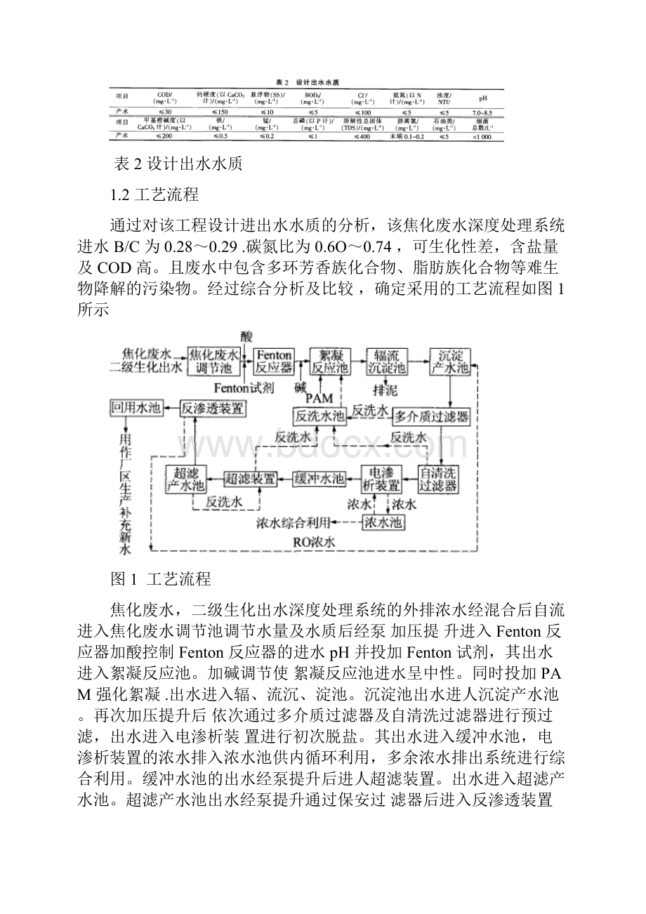 焦化废水处理工艺研究.docx_第2页