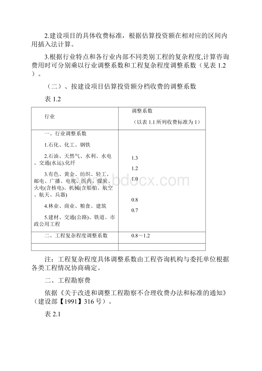 工程前期及其他费用取费标准规定.docx_第2页