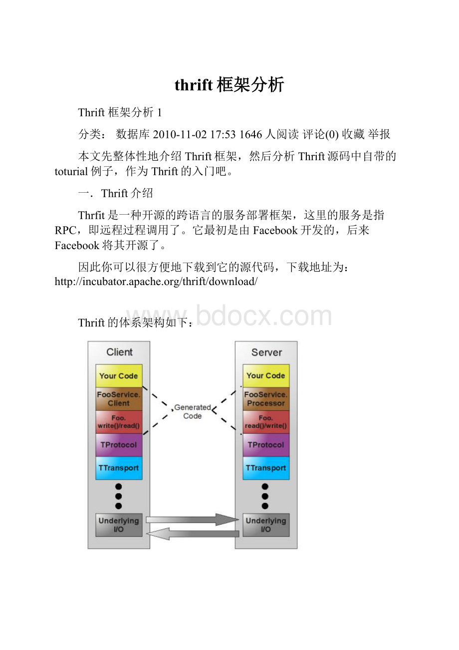 thrift框架分析.docx