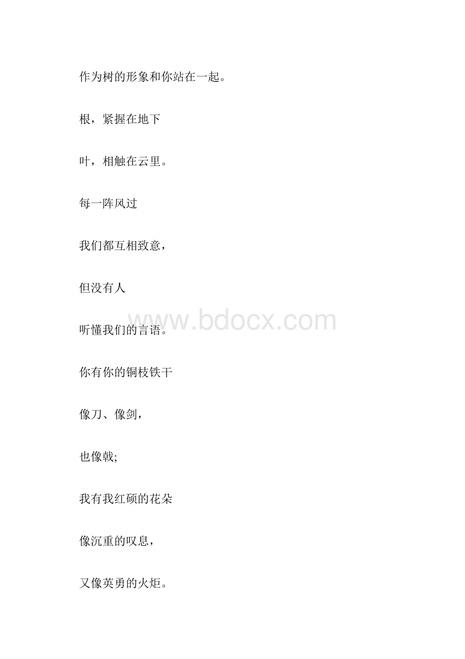 舒婷《致橡树》原文及赏析.docx_第3页