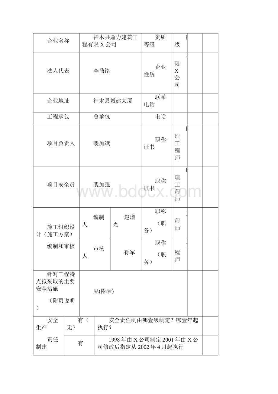 安全生产安全生产备案登记表.docx_第2页