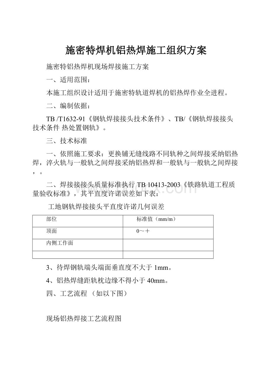 施密特焊机铝热焊施工组织方案.docx_第1页