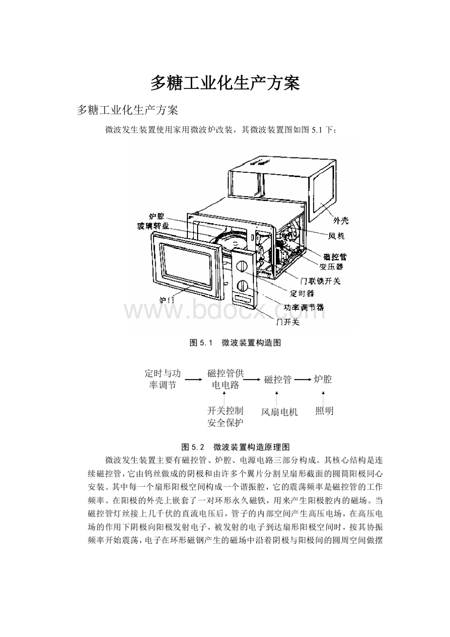 多糖工业化生产方案.docx