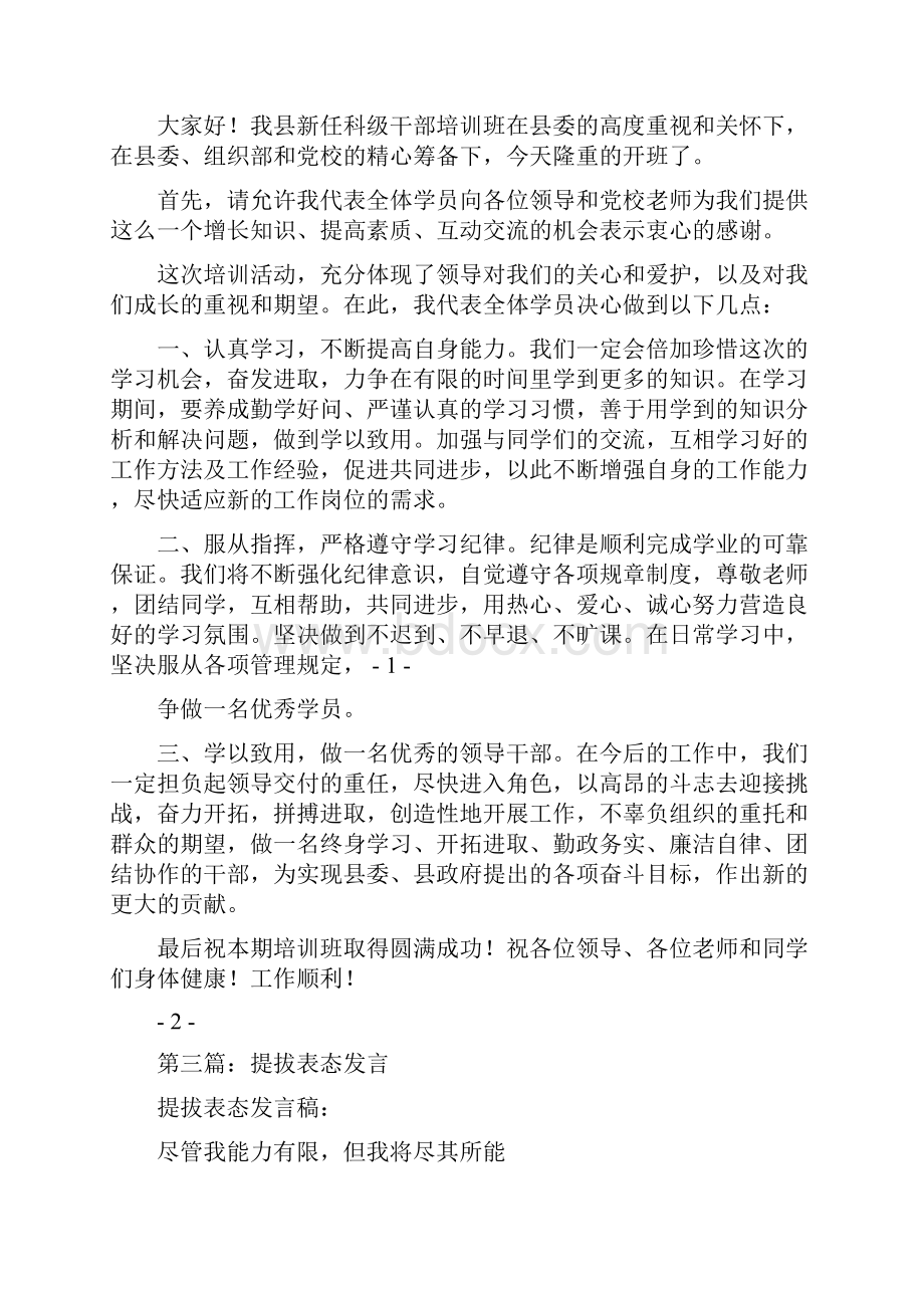 干部提拔表态发言精选多篇.docx_第3页