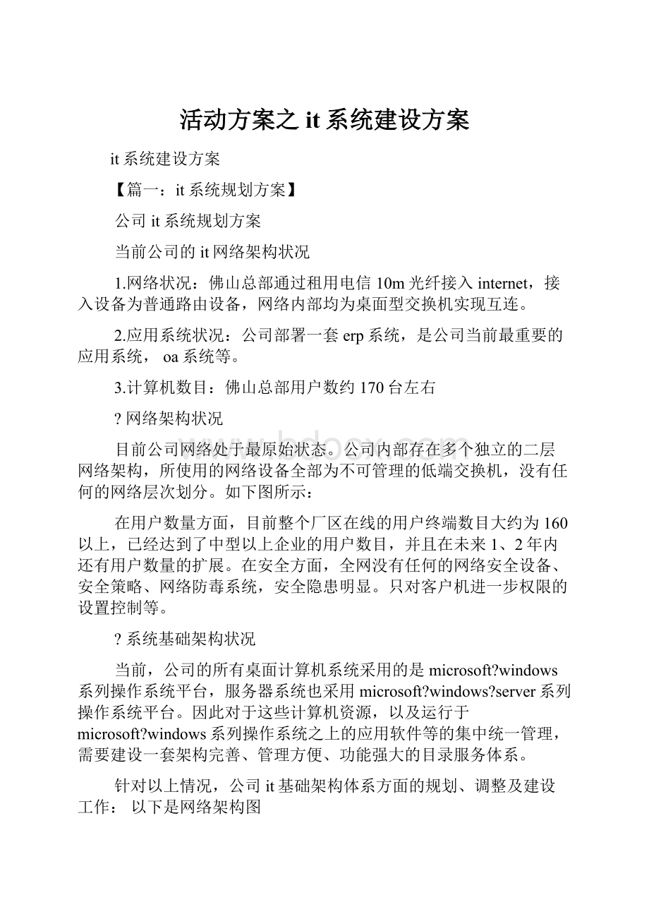 活动方案之it系统建设方案.docx